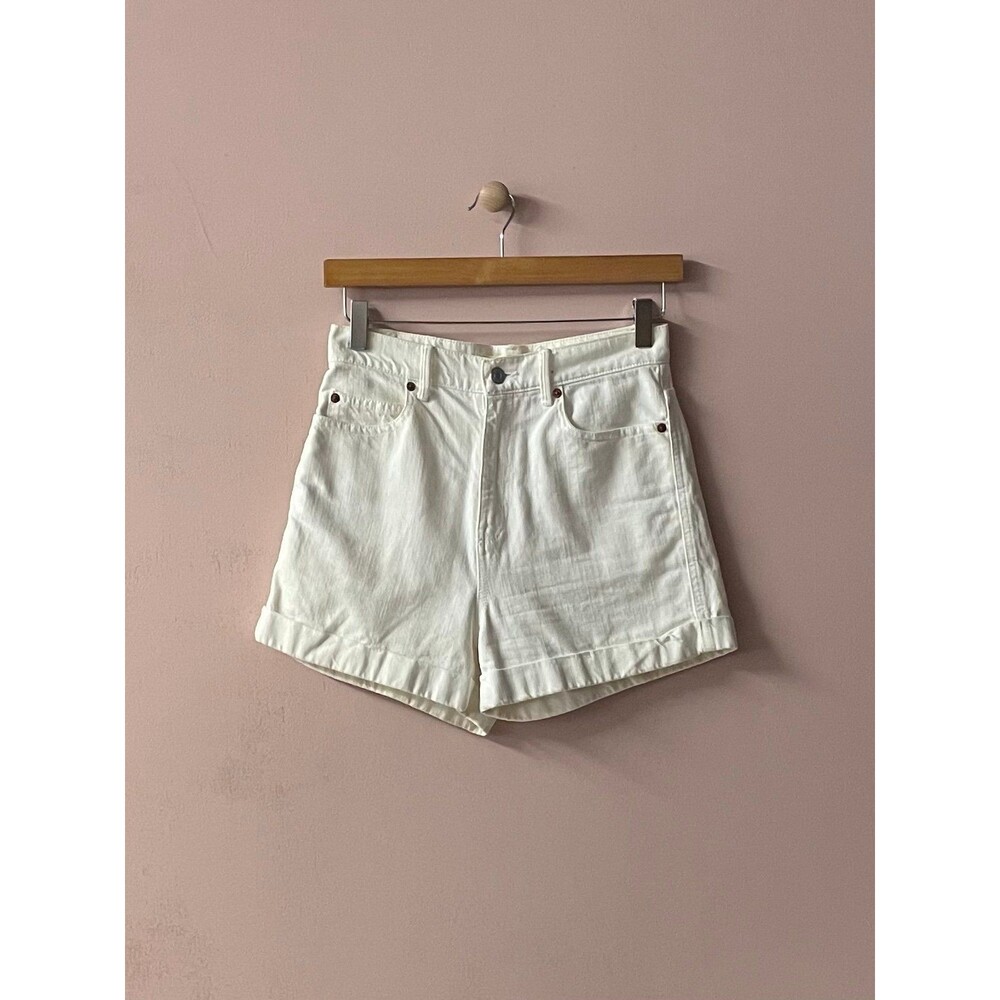 Gap Cream/Beige Denim High Waisted Shorts